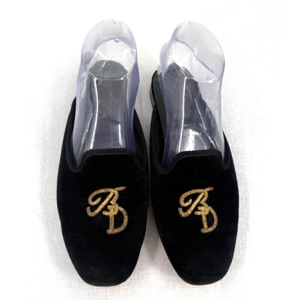 Rare Babe Didrickson Womens Slip ON Mules Velvet Leather Lined Size 7.5